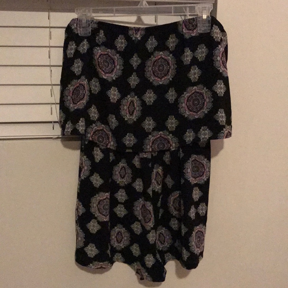 Socialite patterned romper